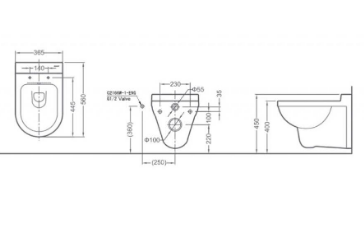 Bồn Cầu Két Âm Tường C2166W-ENG